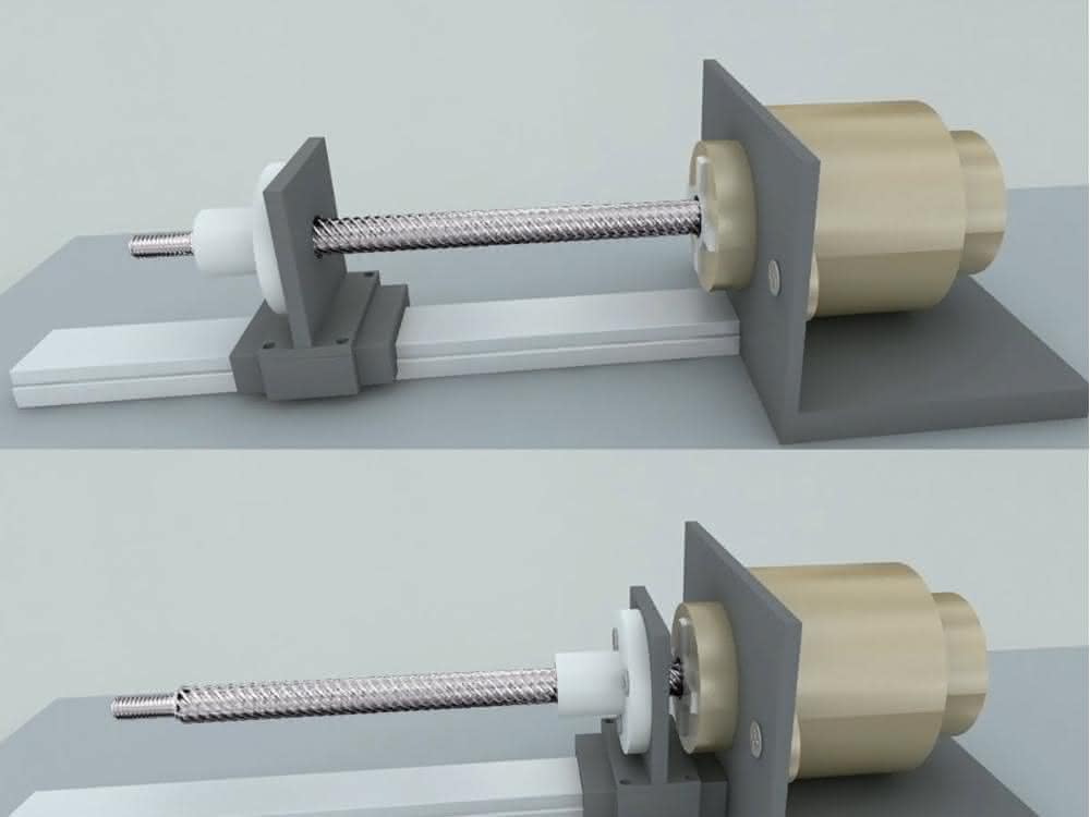 PM stepper motor linear actuator