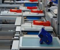 Workpiece carrier transport system