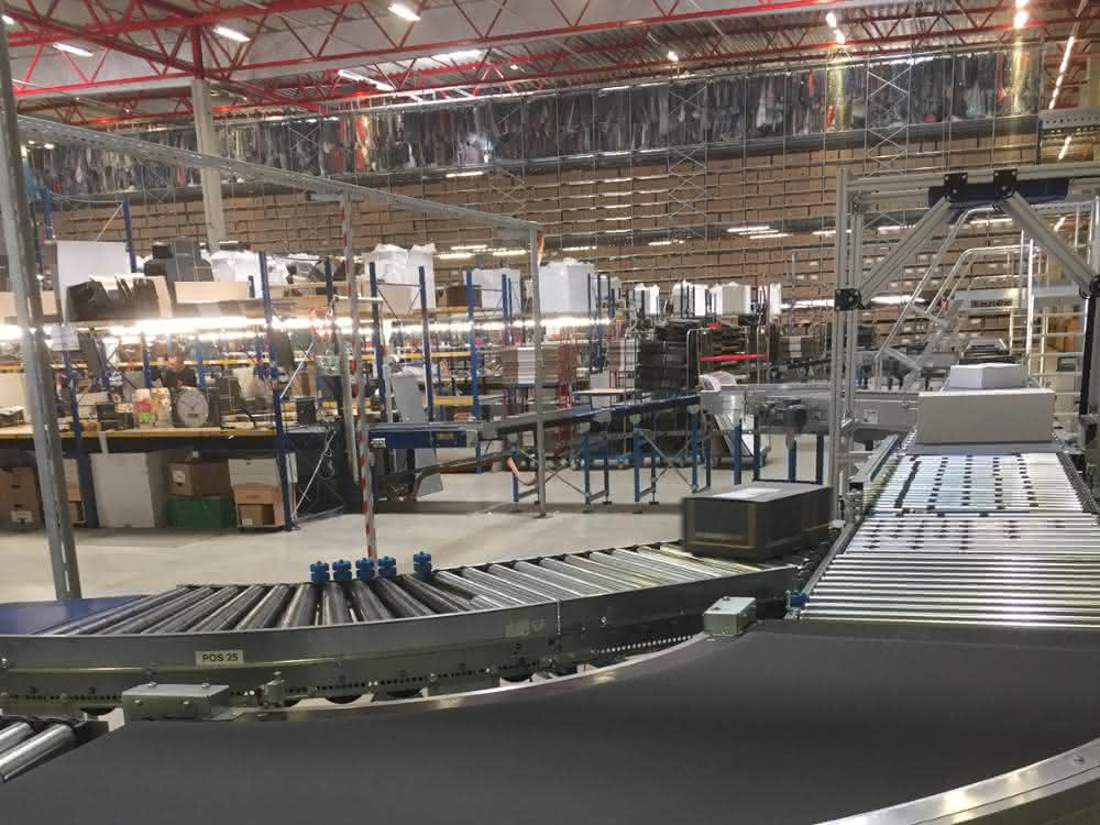 Flower roll sorting line Flower roll sorting line