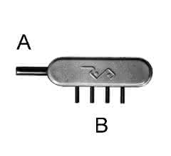 Minischlauchverbinder Edelstahl V1 von Reichelt Chemietechnik