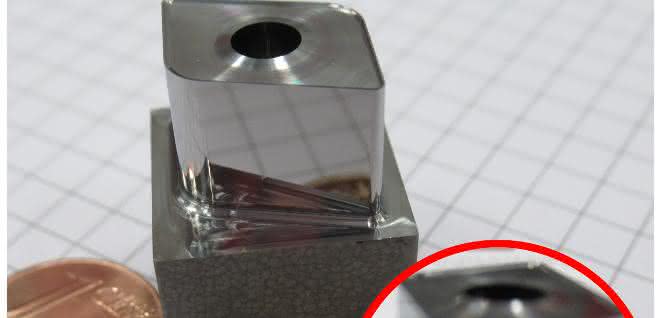 Workpiece made of carbide