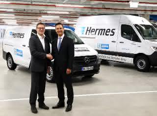 Electric over the last mile: eSprinter pilot vehicles and first eVito in series production go to Hermes