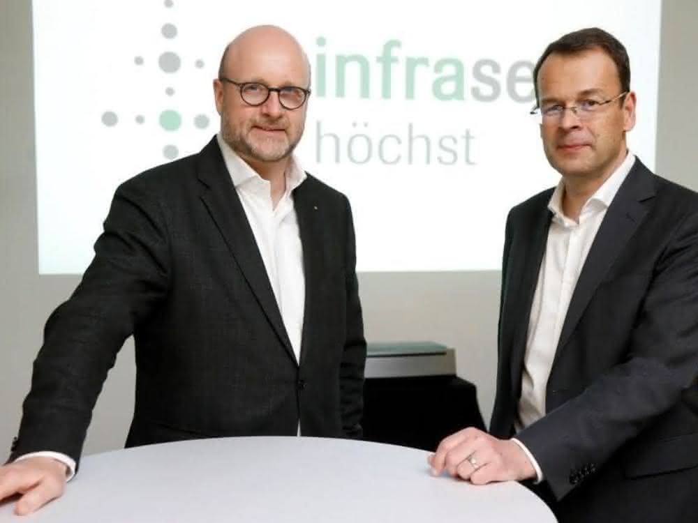 Die Infraserv-Geschäftsführer Jürgen Vormann (links) und Dr. Joachim Kreysing