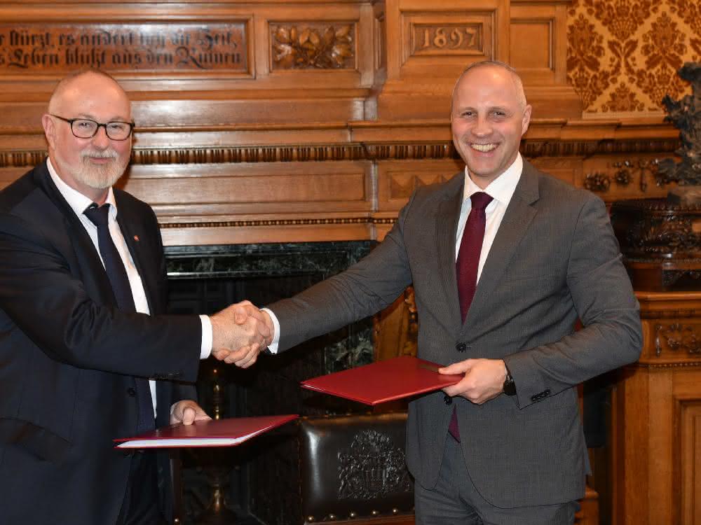 Häfen in Lettland und der Region Hamburg verstärken Zusammenarbeit