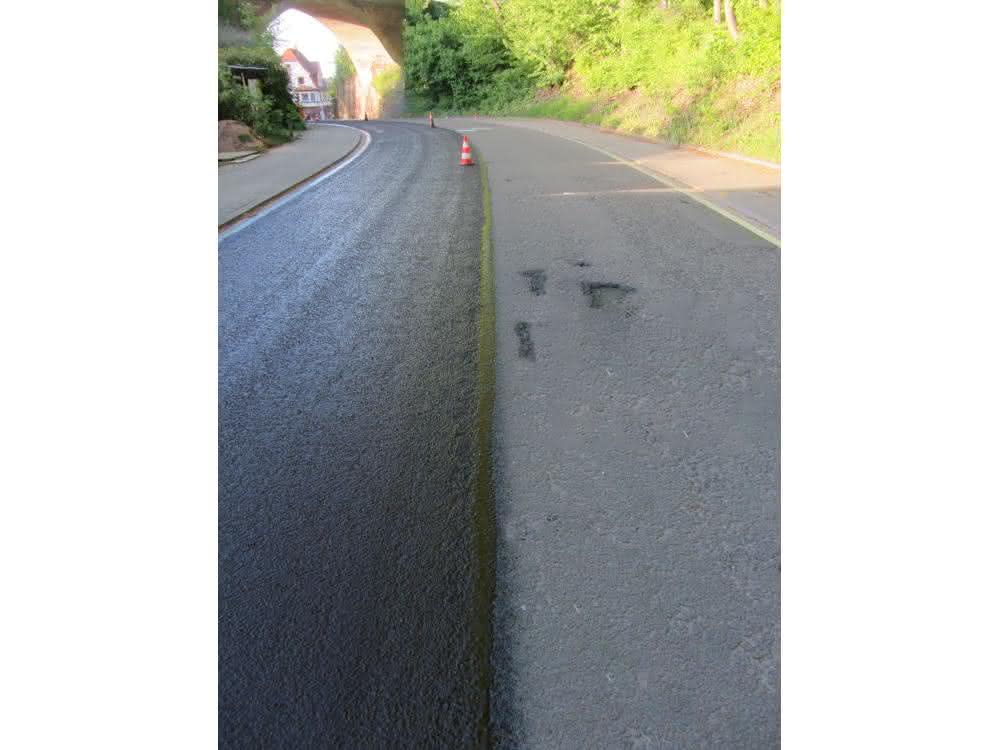 sanierte Verkehrsoberfläche