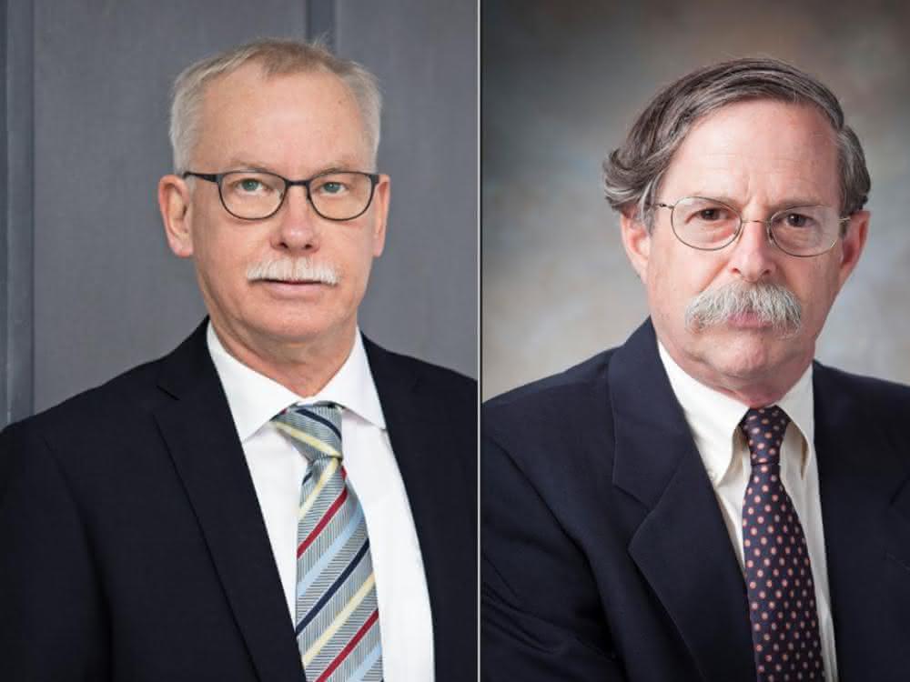 Professor Dr. Franz-Ulrich Hartl vom MPI München (links) und Professor Dr. Arthur L. Horwich Professor Dr. Franz-Ulrich Hartl vom MPI München (links) und Professor Dr. Arthur L. Horwich