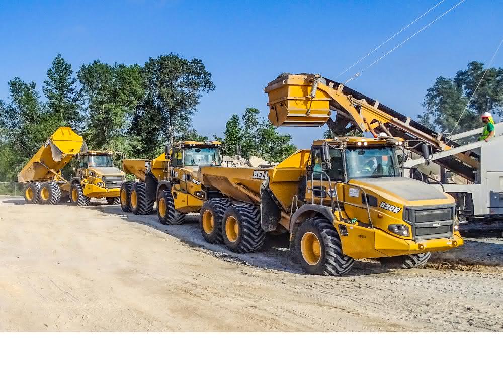 Der neue B45E 4x4 bietet die Vorteile der Bell-Zweiachser jetzt auch in der 40-Tonnen-Klasse