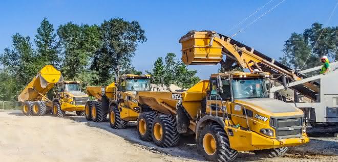 Der neue B45E 4x4 bietet die Vorteile der Bell-Zweiachser jetzt auch in der 40-Tonnen-Klasse