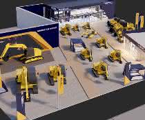 Auf 2.700 Quadratmetern präsentiert Hyundai Construction Equipment Europe einen Querschnitt seines Portfolios.
