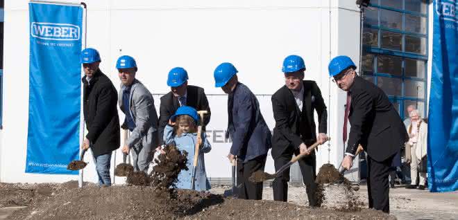 Weber groundbreaking ceremony Groundbreaking ceremony: Weber expands company headquarters in Wolfratshausen