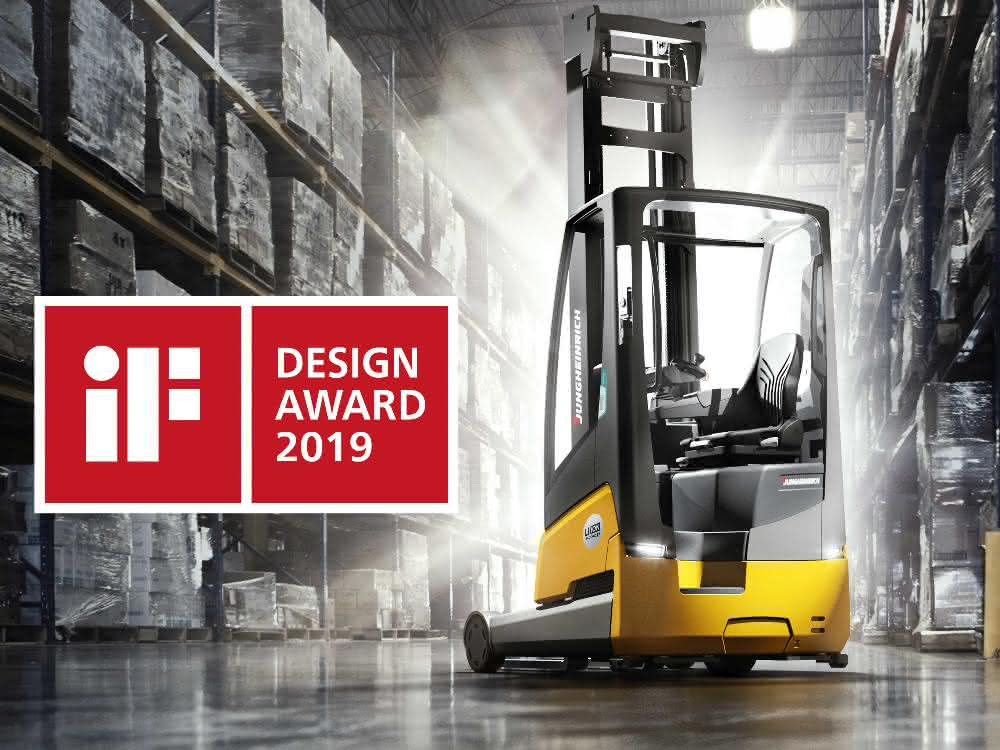 Jungheinrich's reach truck ETV 216i.