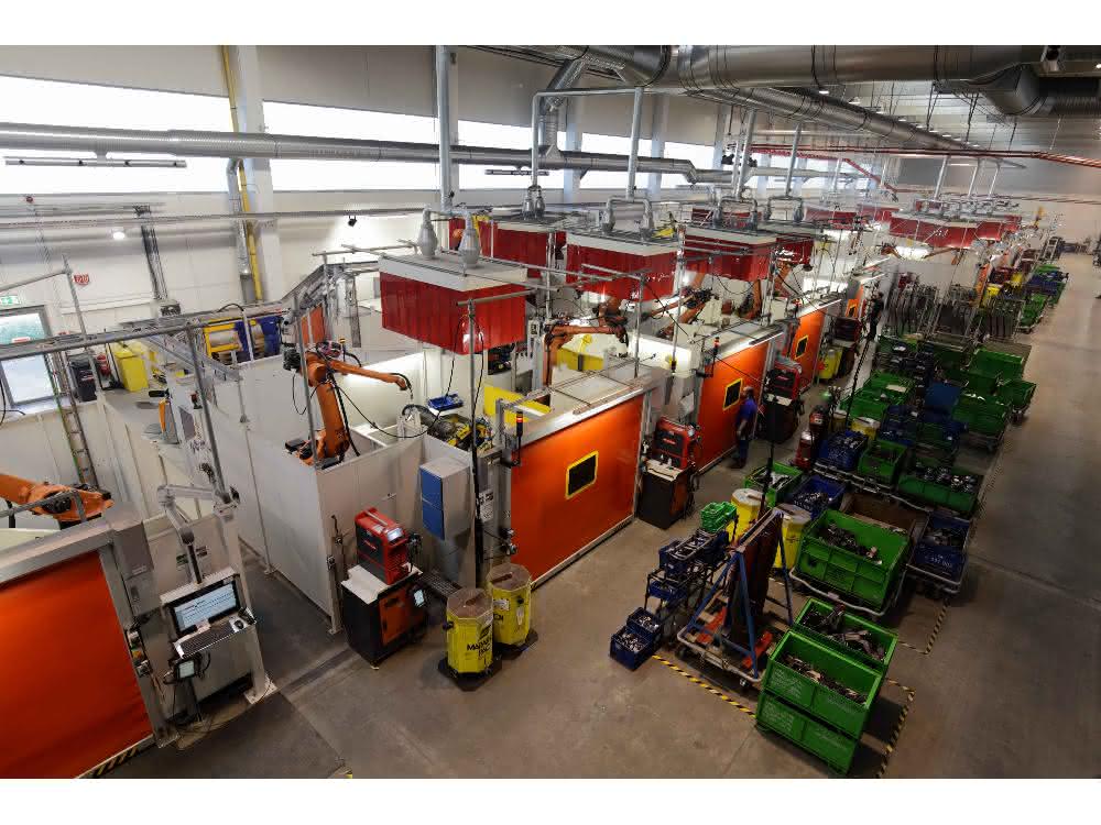 Fully automated production line Fully automated production line