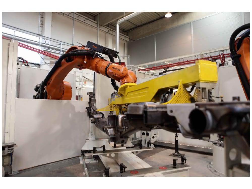 Handover to the inline measuring station