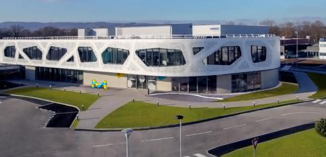 Das M Lab Collaboration Center in Molsheim, Frankreich.