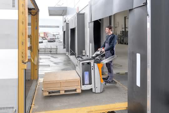 Elektro-Niederhubwagen: Agil unterwegs auf der Rampe