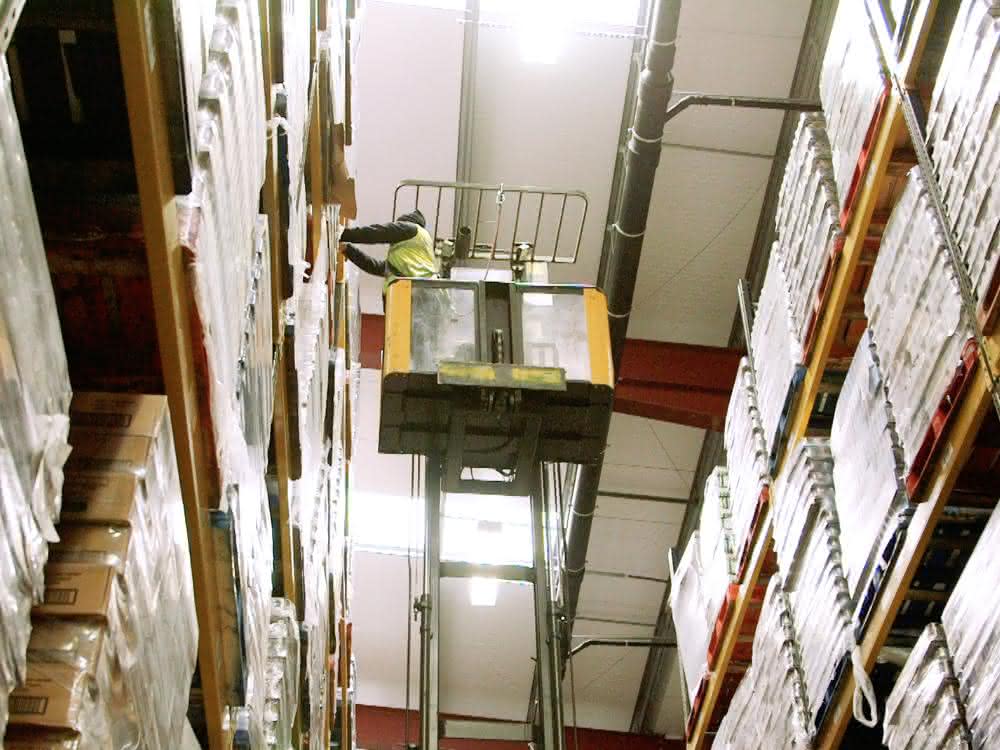 Lebensmittellogistik: 100 Stapler für 100.000 Paletten