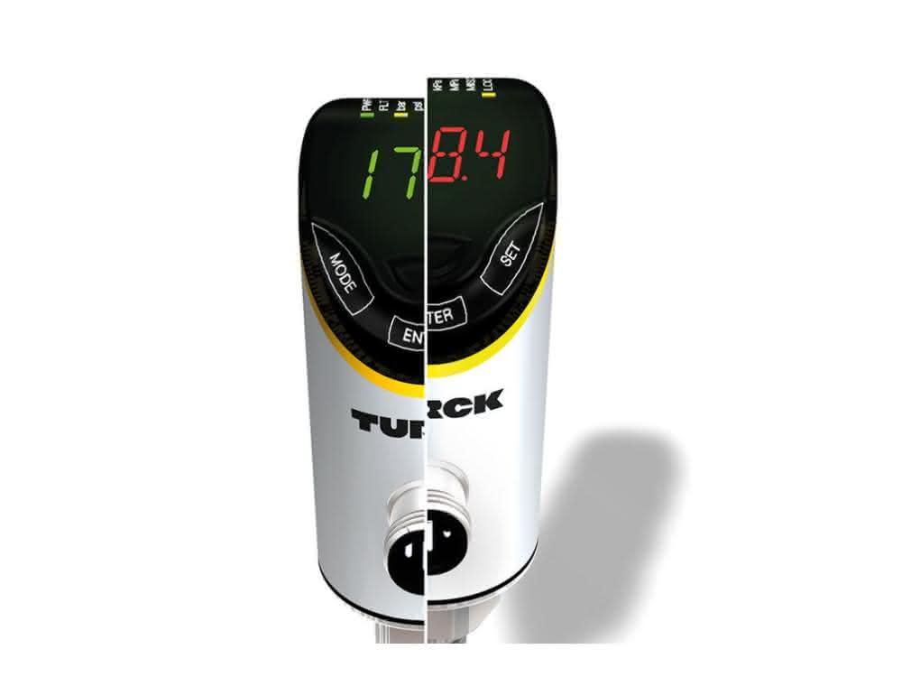 If desired, the multi-color display can switch from green to red when a limit value is exceeded