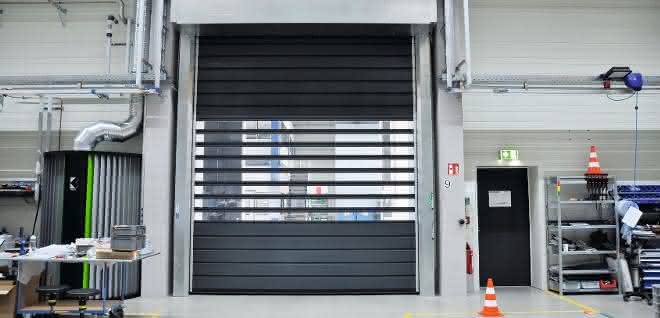 High-speed doors: Close quickly and quietly High-speed doors: Close quickly and quietly