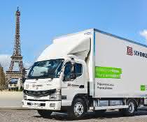 DB Schenker und FUSO kooperieren: Emissionsfrei durch die Innenstädte DB Schenker und FUSO kooperieren: Emissionsfrei durch die Innenstädte