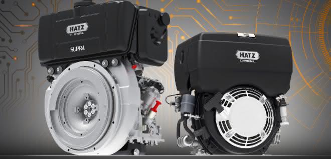 Bildunterschrift: Hatz präsentiert seine elektronische Steuerung für Einzylinder-Dieselmotoren. Die sogenannte E1-Technologie. Bildunterschrift: Hatz präsentiert seine elektronische Steuerung für Einzylinder-Dieselmotoren. Die sogenannte E1-Technologie.