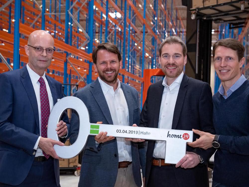 Goodman übergibt Riesenlager an home24