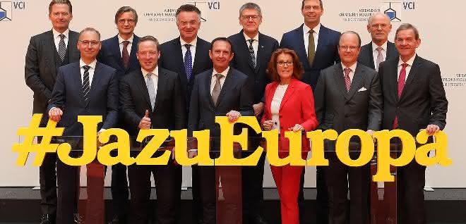 Das Präsidium des VCI sagt "Ja zu Europa".