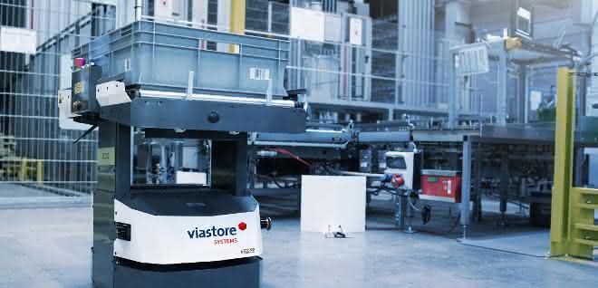 Viastore-Tucker-Open-Shuttle Automated guided vehicles: Open Shuttles network processes and reduce costs