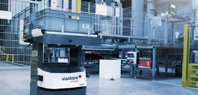 Viastore-Tucker-Open-Shuttle Automated guided vehicles: Open Shuttles network processes and reduce costs