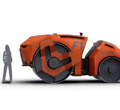 Designstudie „Autonome Walze F1“
