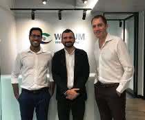 Orchun Thakral, Senior Manager of Sales & Marketing (Werum IT Solutions Ltd.); Emad Shabbir, Director (Emad Trade House); David Margetts, Managing Director (Werum IT Solutions Ltd.)