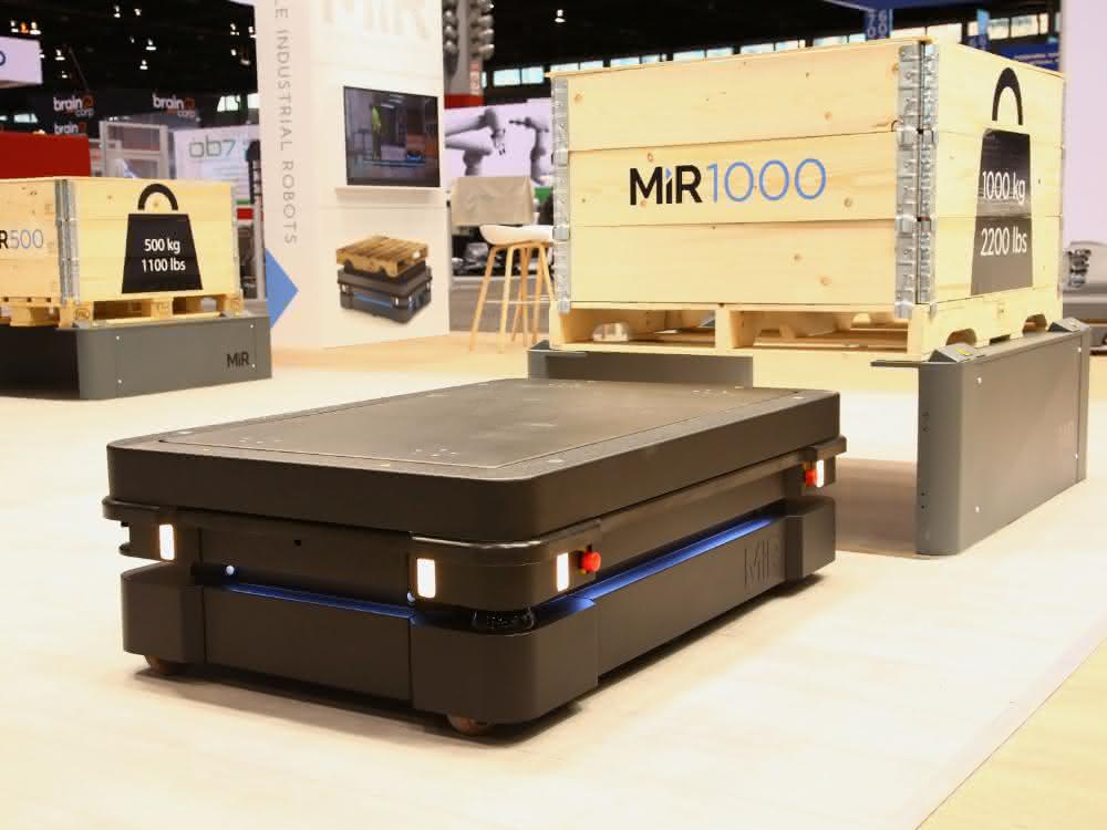 Autonomous transport robots: Powerful and networked: MiR presents innovations at Automate