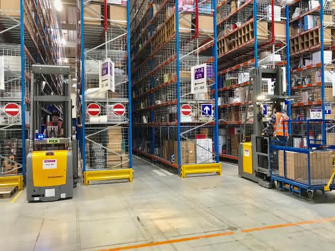 Capacities expanded: Jungheinrich forklift trucks for Amazon