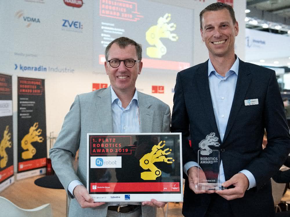 On Robot wins Robotics Award 2019