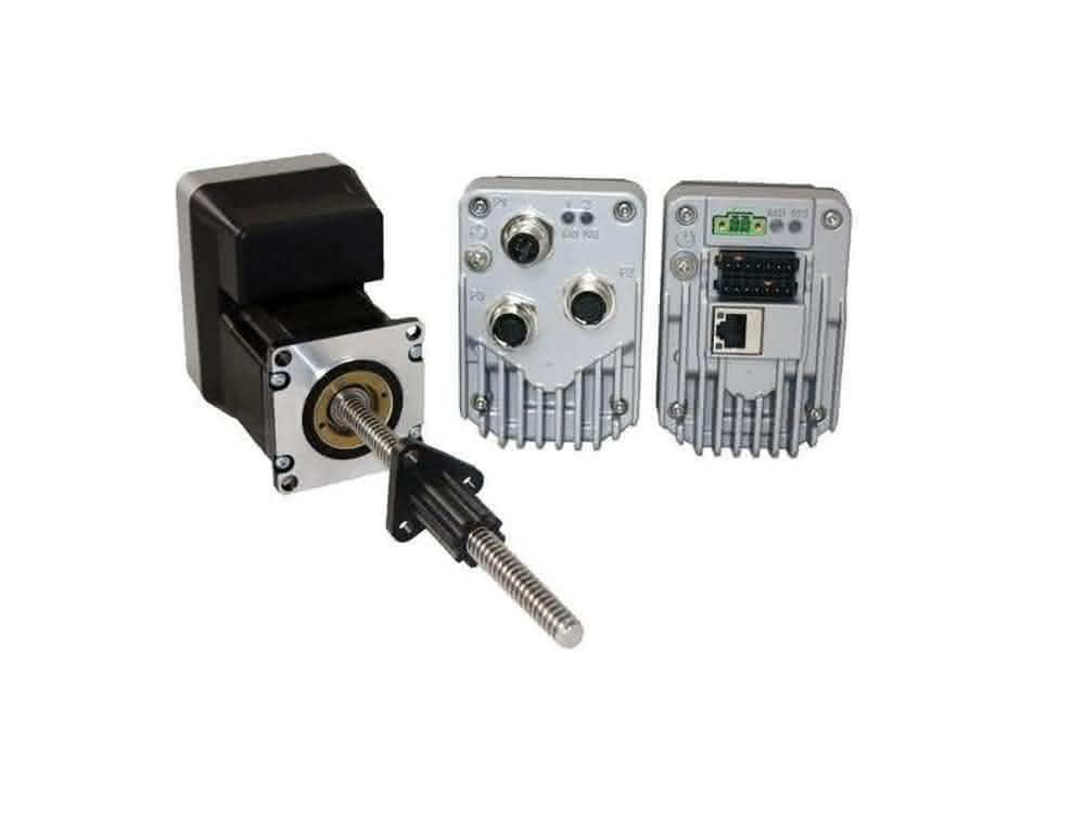 Lexium-MDrive stepper motor with integrated multiturn absolute encoder