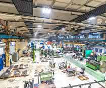 Production hall Cost reduction through efficient LED lighting