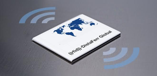 Readout in frequency bands: RFID label for containers