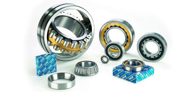 Standard bearing with different cages