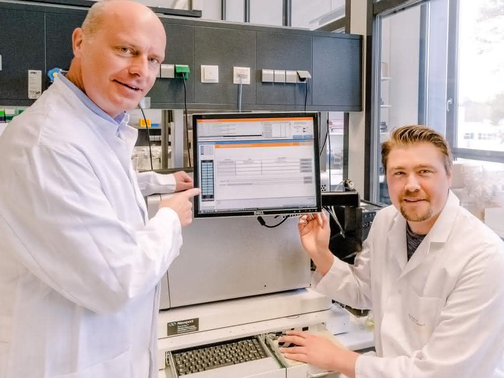 Prof. Dr. Markus Nöthen (links) und Dr. Andreas Forstner