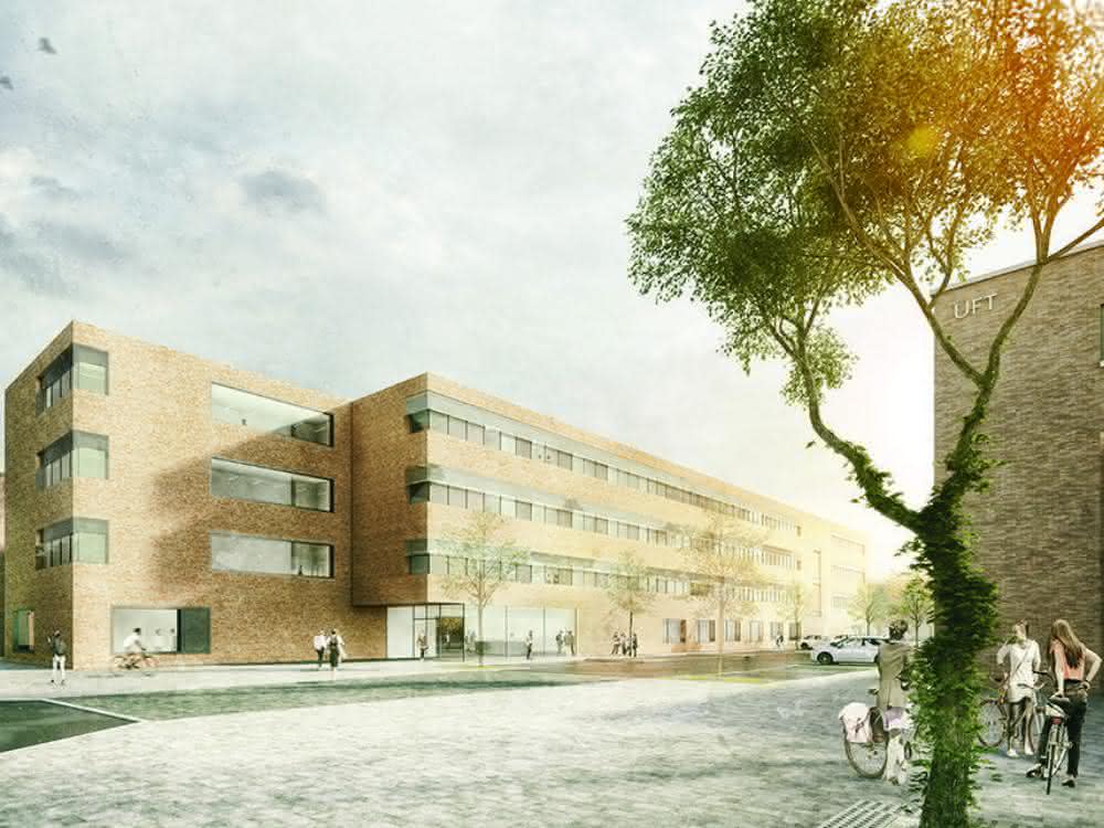 Der moderne Forschungsbau BIOM soll optimale Bedingungen für Forschung und Lehre in der Biologie schaffen.