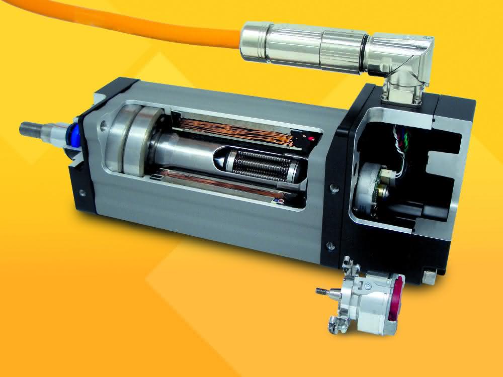Powerful Exlar actuators: Lots of power on it