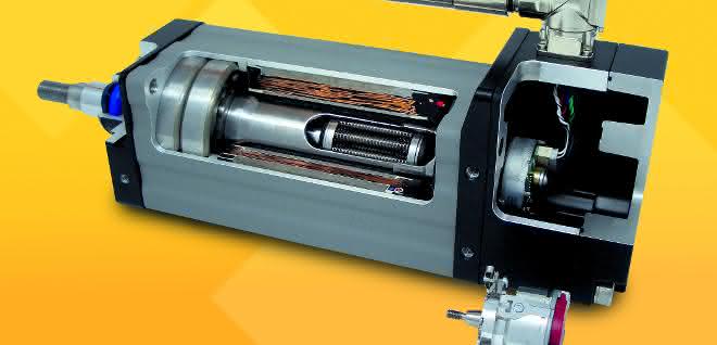 Powerful Exlar actuators: Lots of power on it