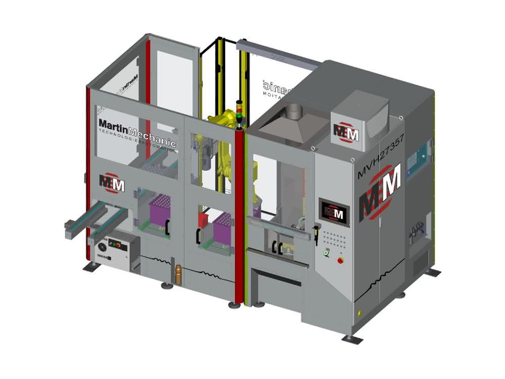 Two million hardened spur gears: Robot cell as a combined solution