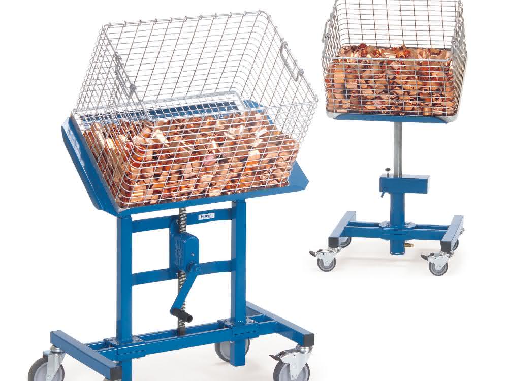 Ab sofort bietet Transportgerätehersteller fetra drei neue Varianten seiner Materialständer an.