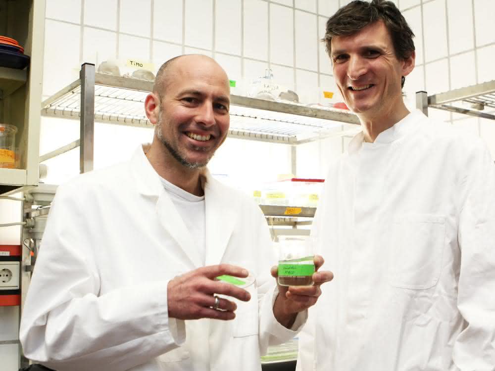 Dr. Tim Lachnit (links) und Dr. Peter Deines