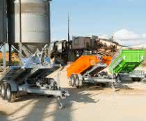 Muldy tipper from Weber Stahl.