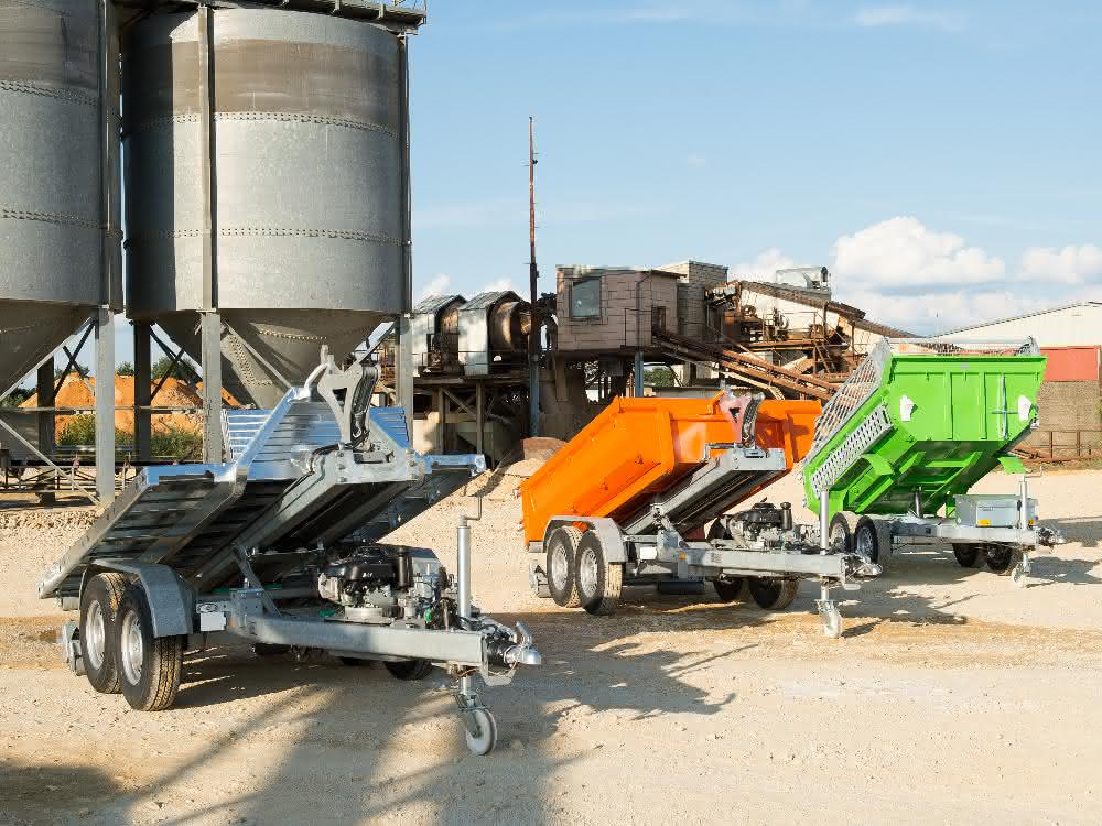 Muldy tipper from Weber Stahl.