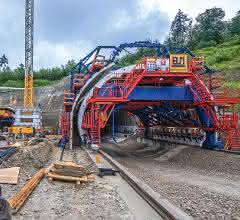 Rohbauarbeiten für den Tunnel Rohbauarbeiten für den Tunnel