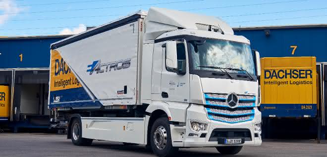 Mercedes-Benz eActros startet für Dachser in Stuttgart