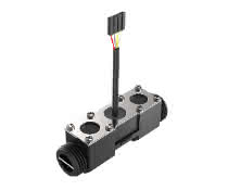 Flow sensor: Ultrasonic sensors monitor flow data