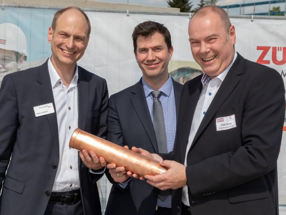 Grundsteinlegung: Züblin legt Grundstein für Wohnprojekt „Elbterrassen II“
